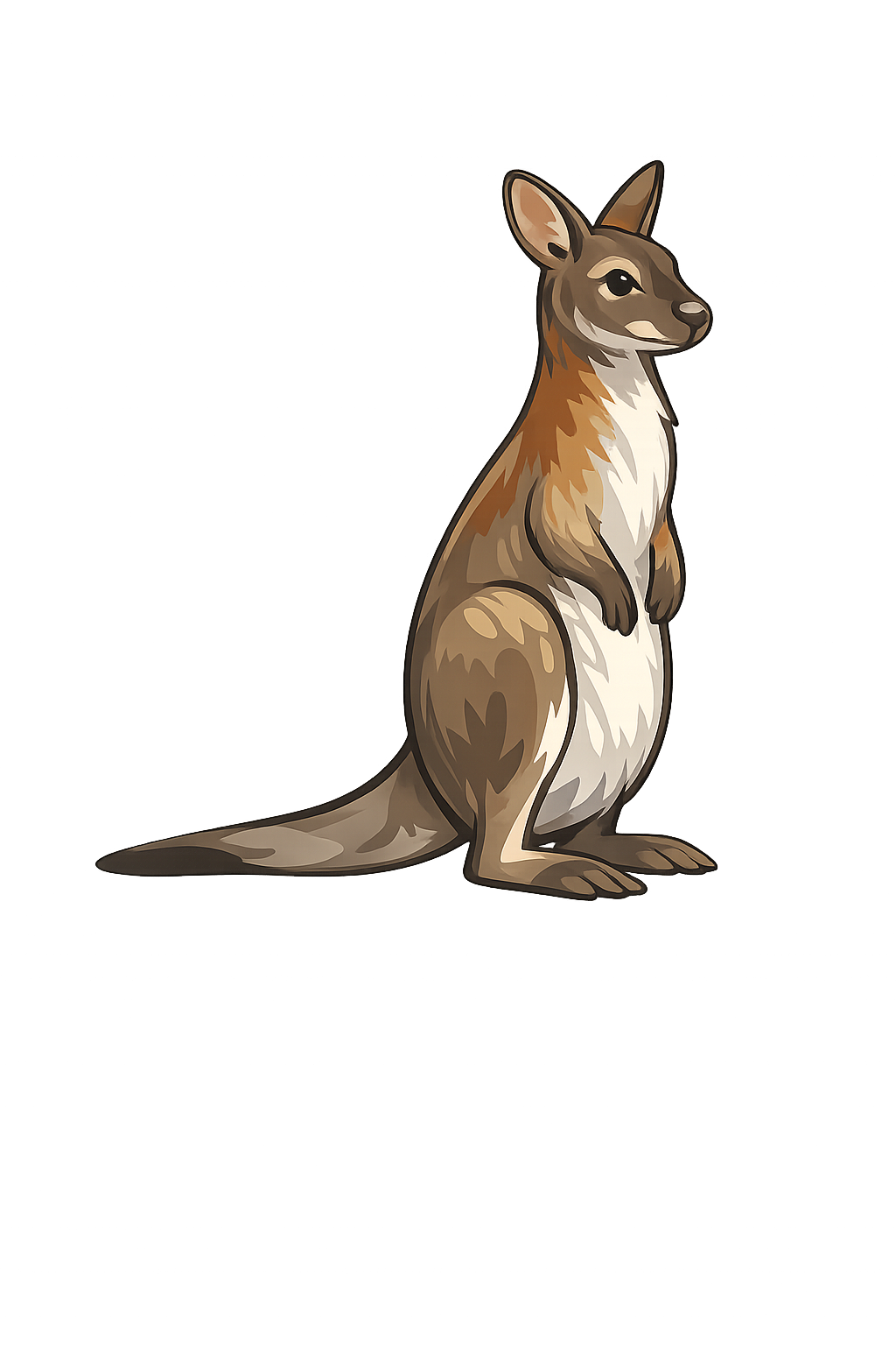 Känguru transparenter Hintergrund